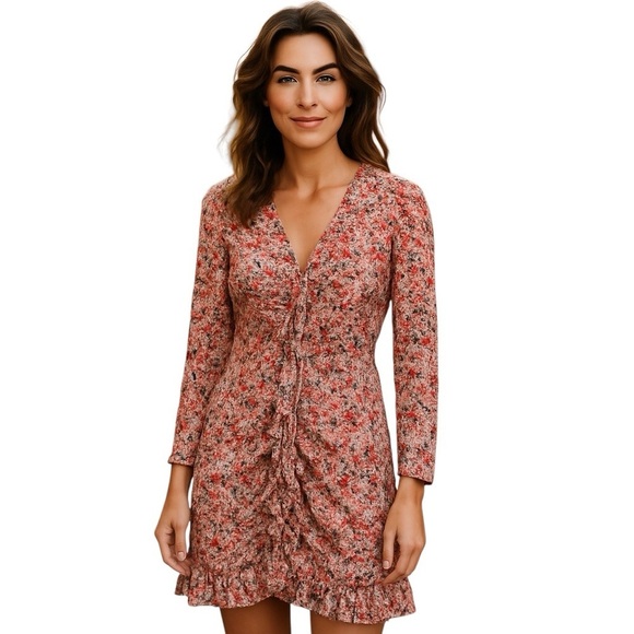 Robert Rodriguez Floral Pink Dress - Picture 1 of 12